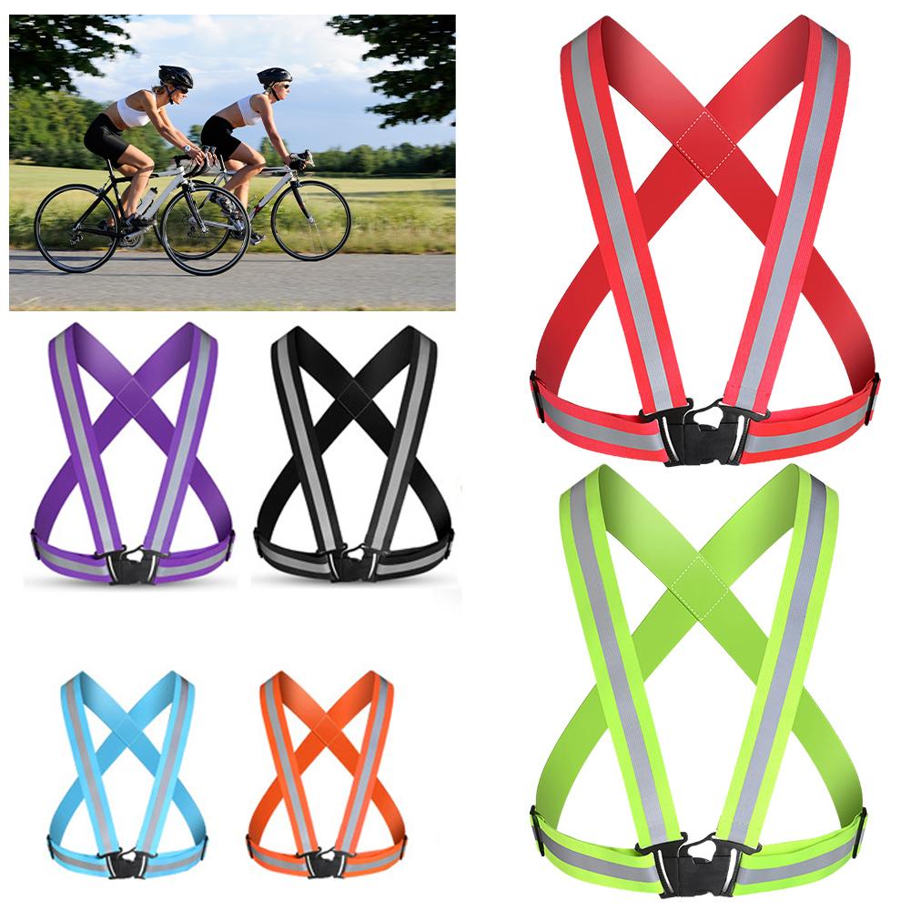 Outdoor Adjustable Safety Vest - Reflective Running Gear Vest recension och pris