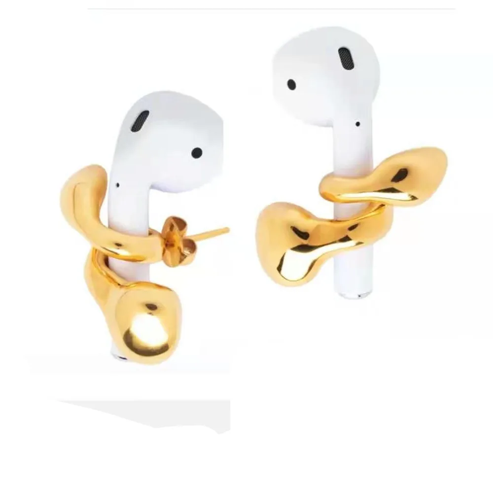 Anti-Lost Earring Gold Strap W - Earphone Sport Hook recension och pris