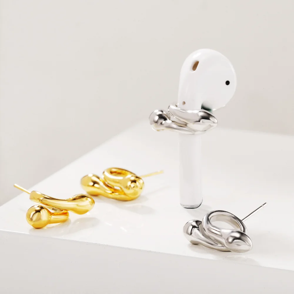 Anti-Lost Earring Gold Strap W - Earphone Sport Hook recension och pris