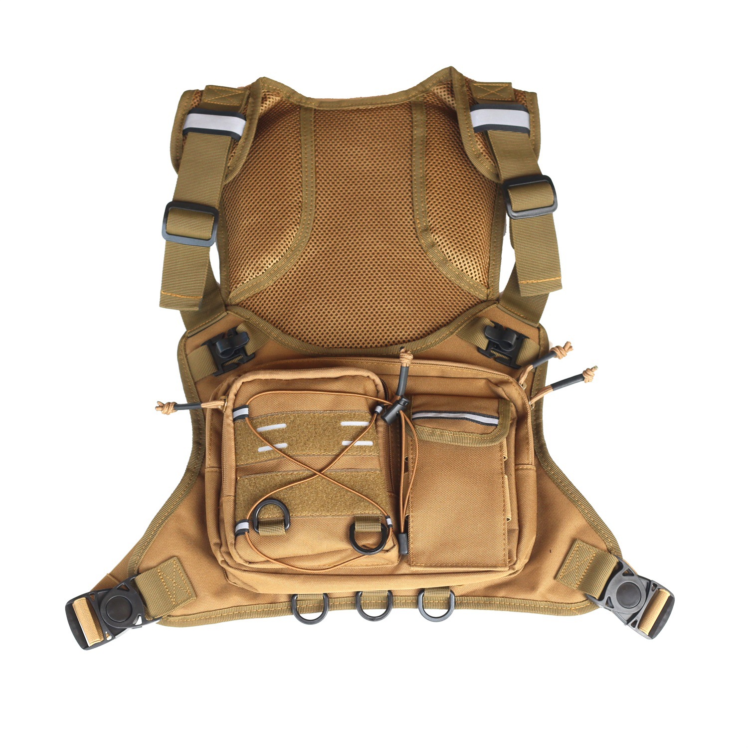 Tactical Vest Chest Bag Lightw - Reflective Running Gear Vest recension och pris