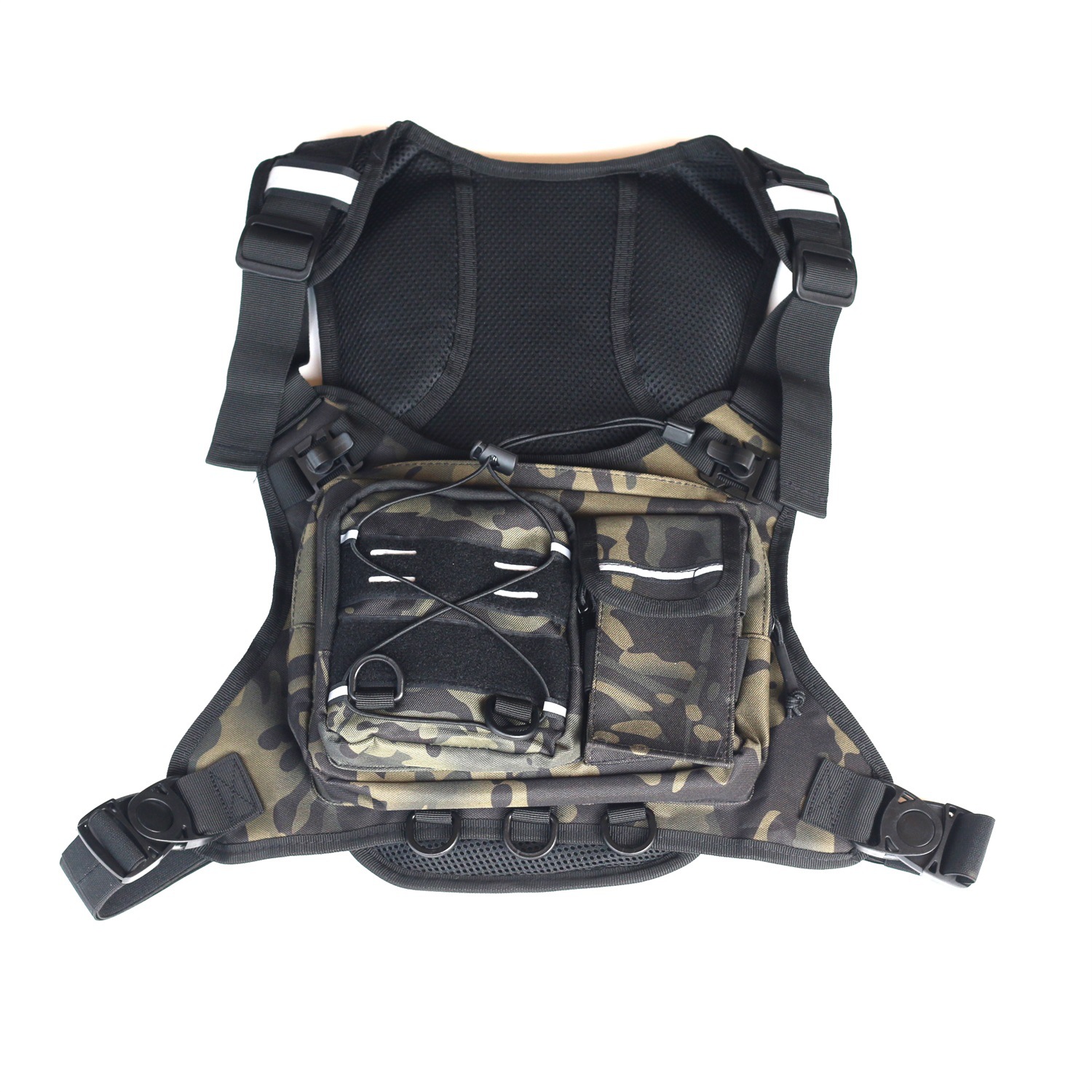 Tactical Vest Chest Bag Lightw - Reflective Running Gear Vest recension och pris