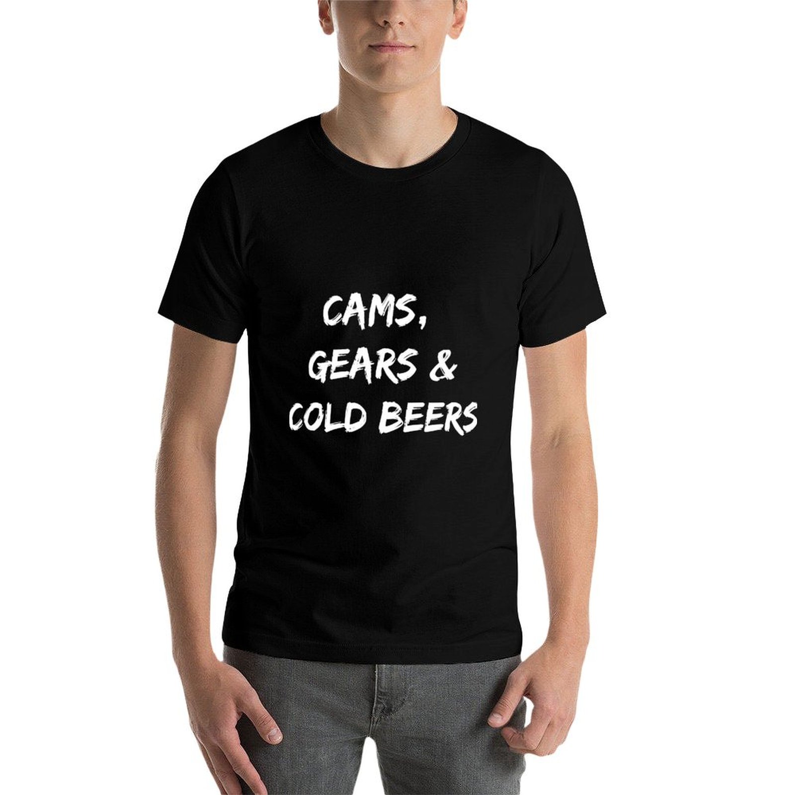 Cams, Gears & Cold Beers T-Shi - Running Gear In The Cold recension och pris