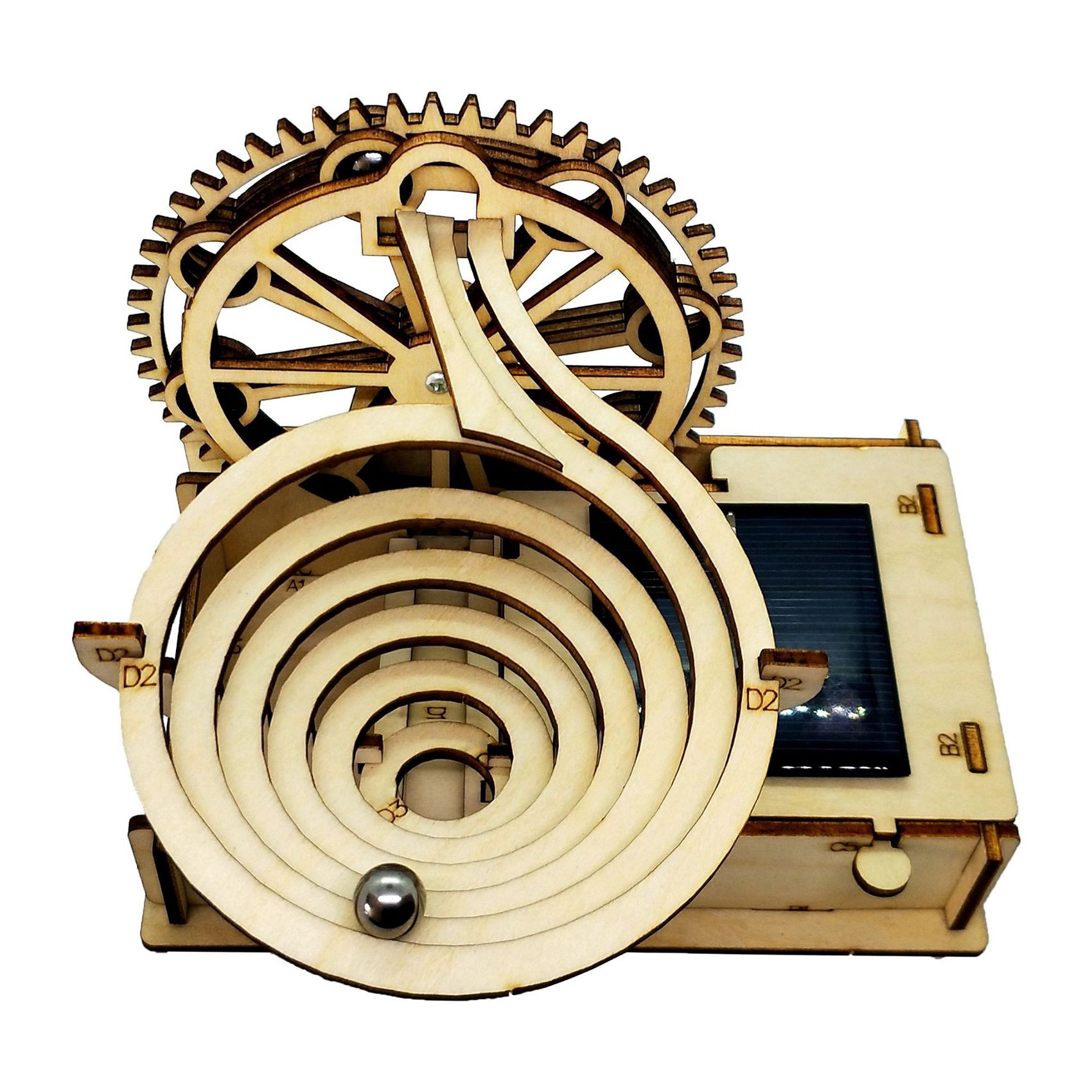 3D Wooden Marble Run Track Sol - Running Gear Headphones recension och pris