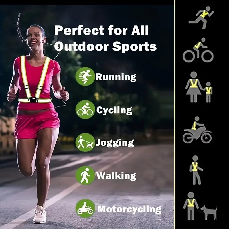 Reflective Vest Running Gear,  - Reflective Running Gear Vest recension och pris
