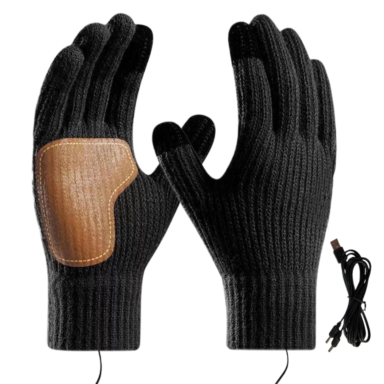 USB Heated Gloves with Touchsc - Running Gear Cold Weather Men recension och pris