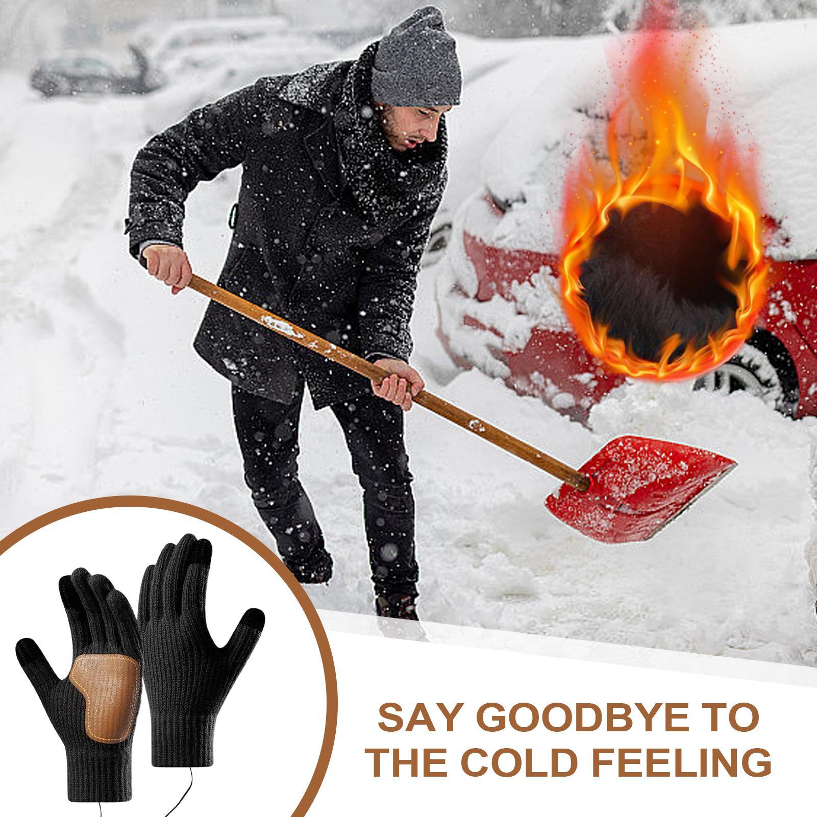USB Heated Gloves with Touchsc - Running Gear Cold Weather Men recension och pris