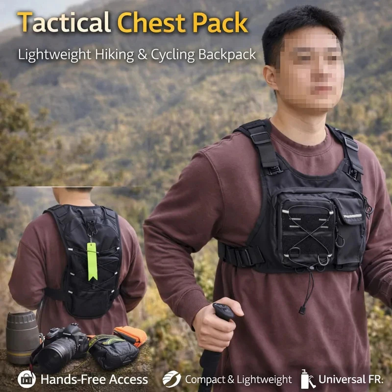 ​High-Quality Tactical Vest Ch - Reflective Running Gear Vest recension och pris