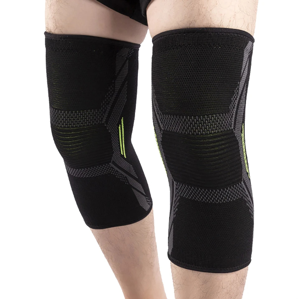 1Pcs Knitted Nylon Sports Knee - Running Gear In The Cold recension och pris