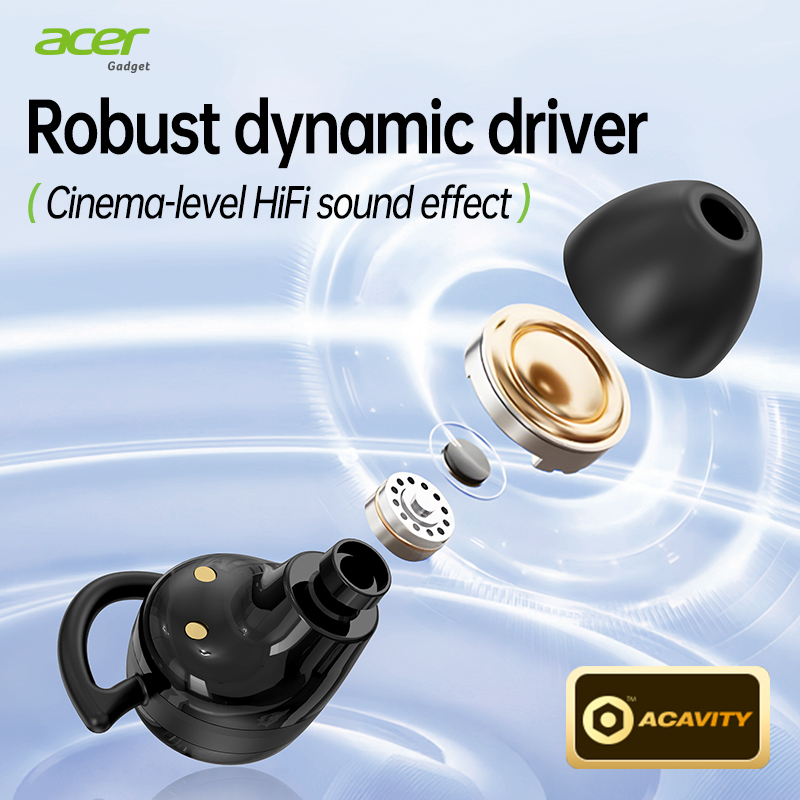 Original Acer OHR557 In Ear Bl - Earphone Sport Hook recension och pris