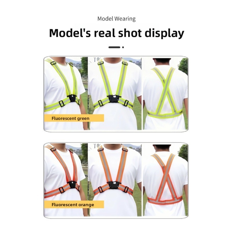 Adjustable Lightweight Reflect - Reflective Running Gear Vest recension och pris