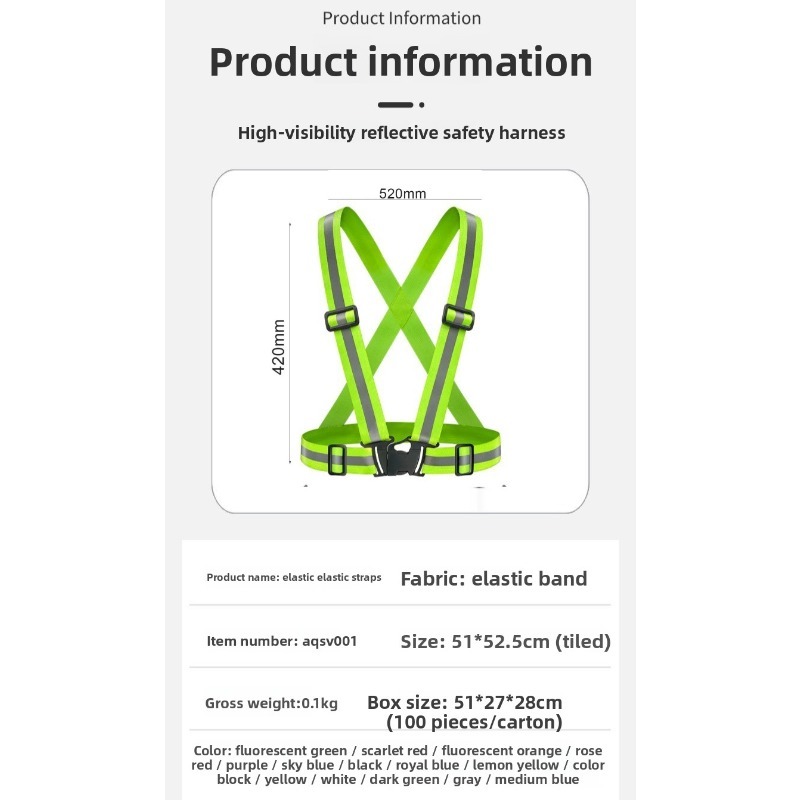 Adjustable Lightweight Reflect - Reflective Running Gear Vest recension och pris