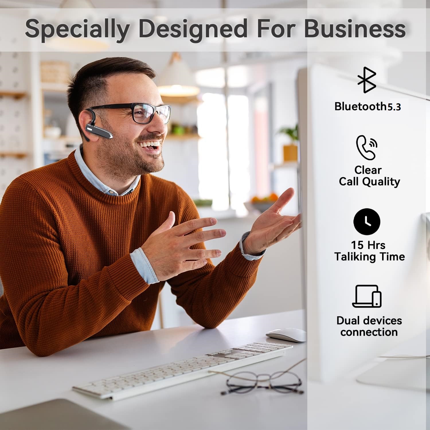 NEW Bluetooth V6.1 Drive Earph - Earphone Sport Hook recension och pris