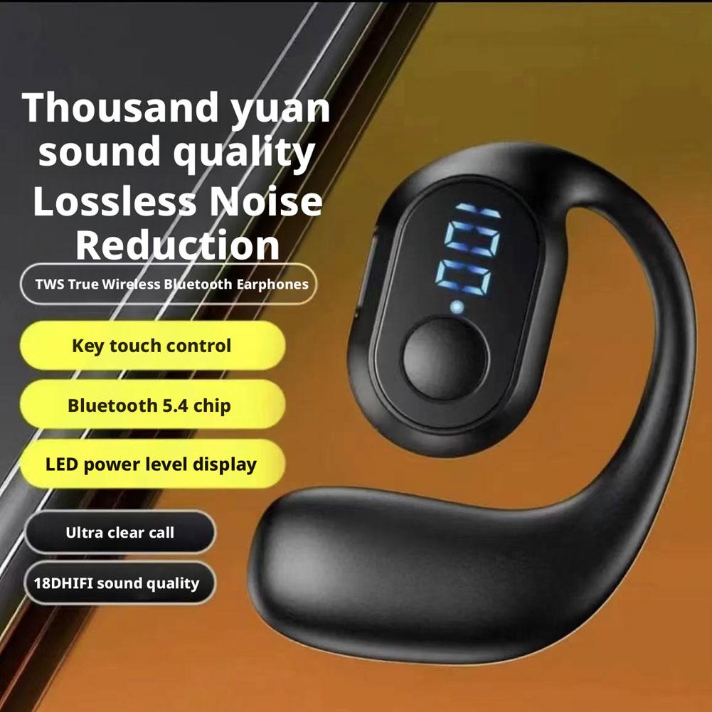 LED Display Wireless Bluetooth - Earphone Sport Hook recension och pris