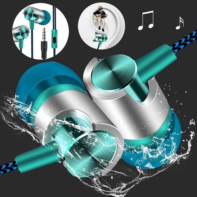 Wired Earphones In-Ear Headset - Running Gear Headphones recension och pris