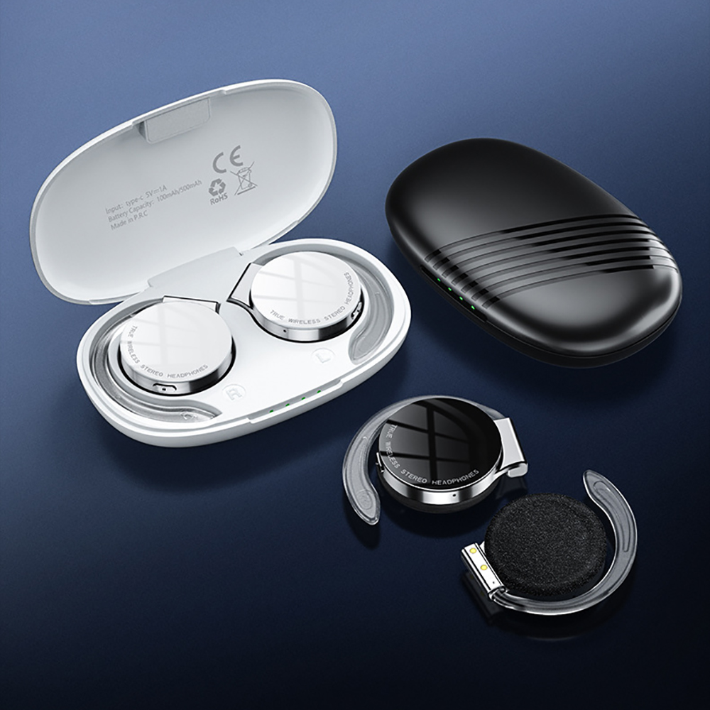F2 TWS Wireless Bluetooth Head - Earphone Sport Hook recension och pris