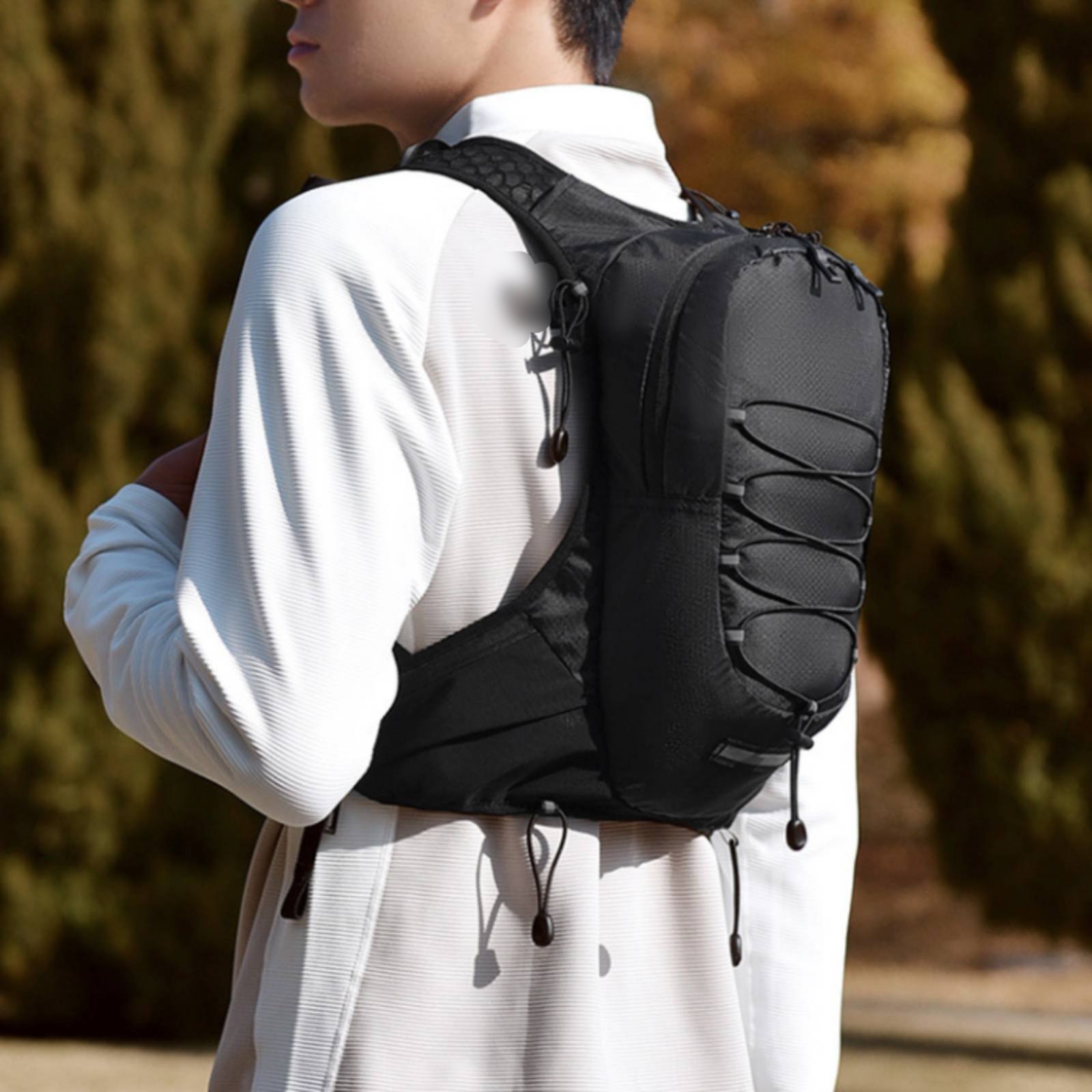 Lightweight Cycling Backpack B - Reflective Running Gear Vest recension och pris