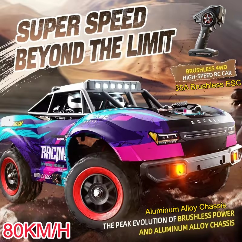 80KM/H Brushless RC Racing Car - Running Gear Truck recension och pris