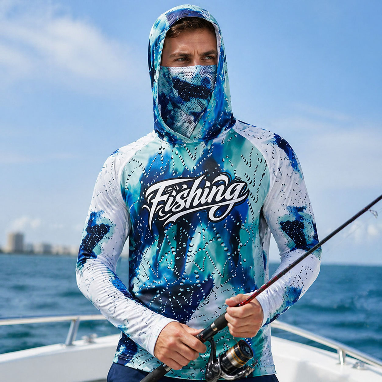 Fishing Hood Riding Tops Wear  - Running Gear Usa recension och pris
