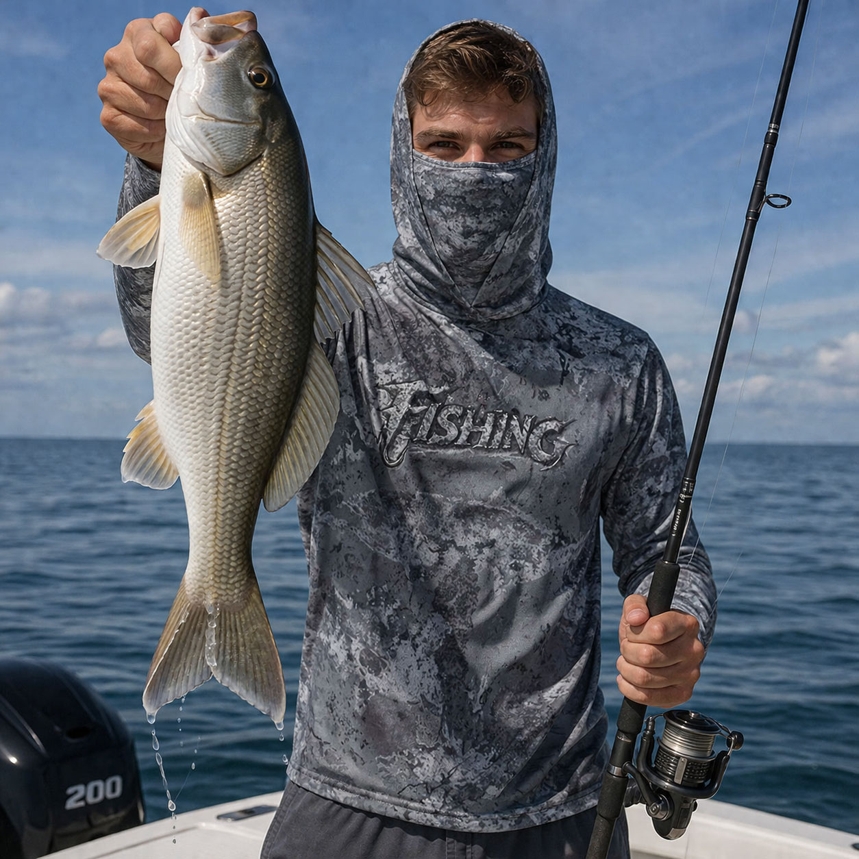 Fishing Hood Riding Tops Wear  - Running Gear Usa recension och pris