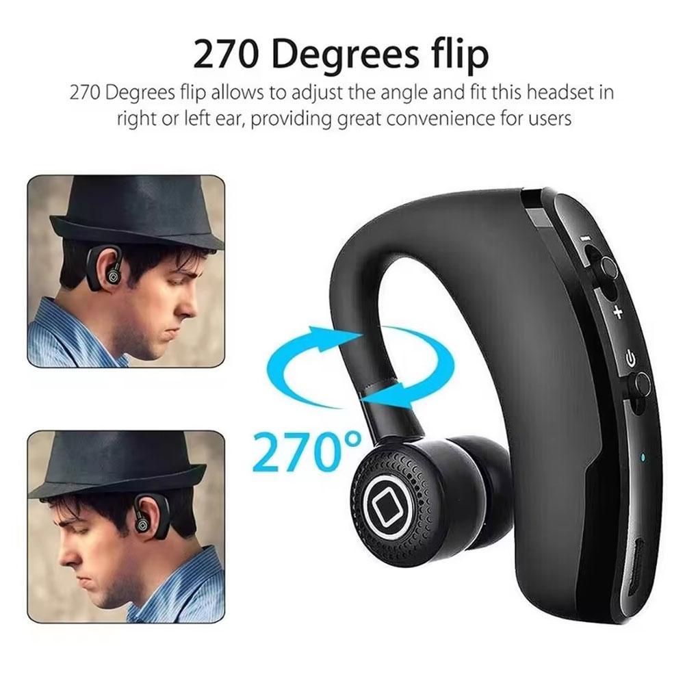 Single Ear Bluetooth 5.5 Wirel - Earphone Sport Hook recension och pris