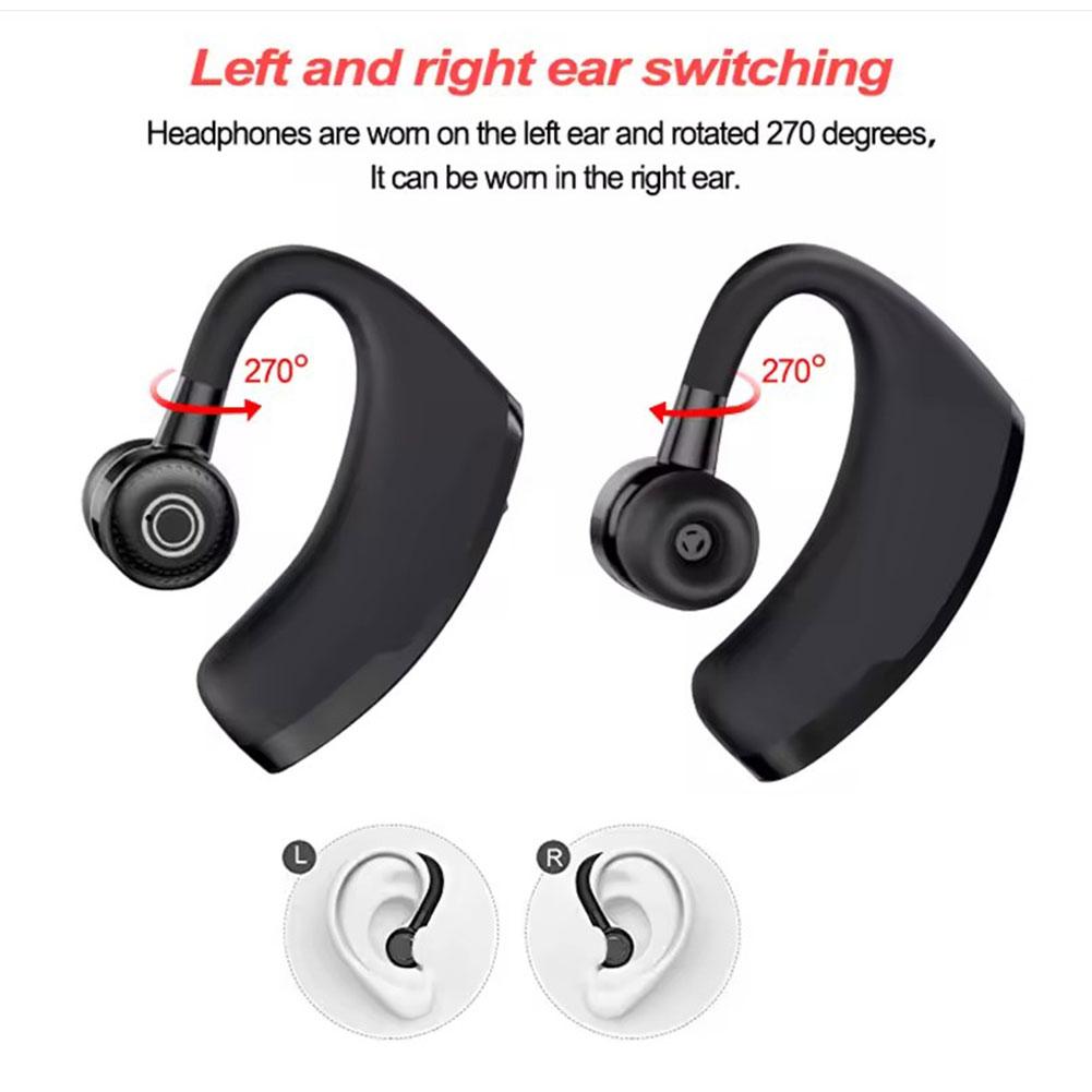 Single Ear Bluetooth 5.5 Wirel - Earphone Sport Hook recension och pris