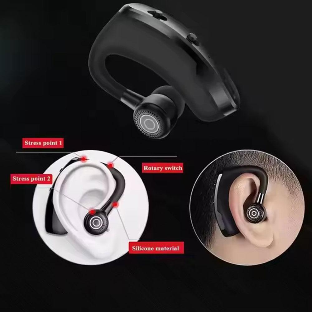Single Ear Bluetooth 5.5 Wirel - Earphone Sport Hook recension och pris