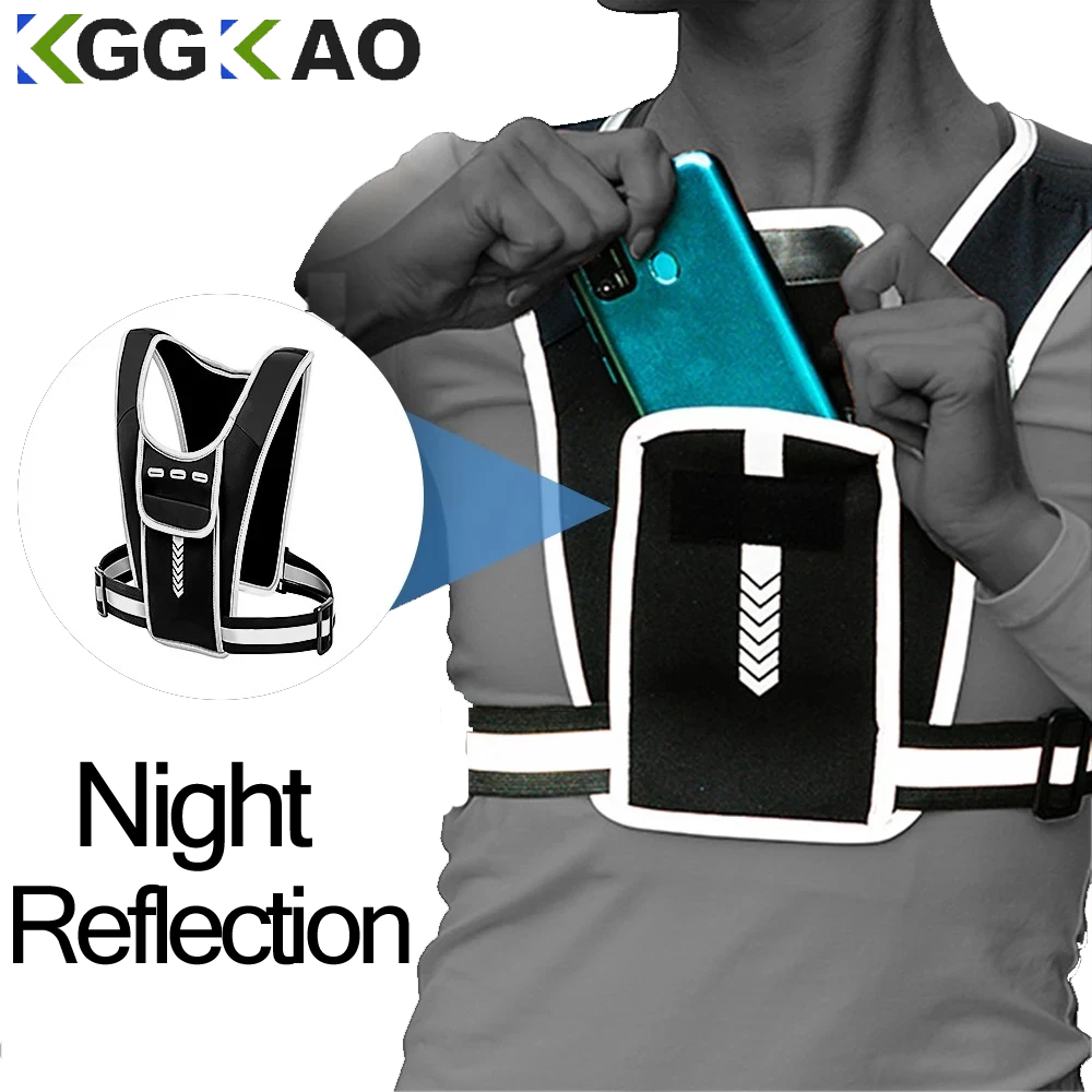 Running Vest Phone Holder for  - Reflective Running Gear Vest recension och pris