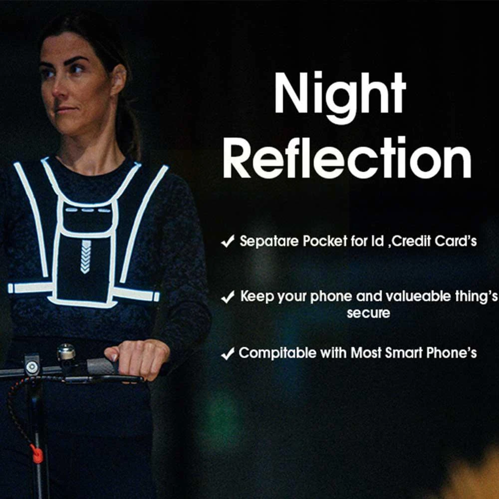 Running Vest Phone Holder for  - Reflective Running Gear Vest recension och pris