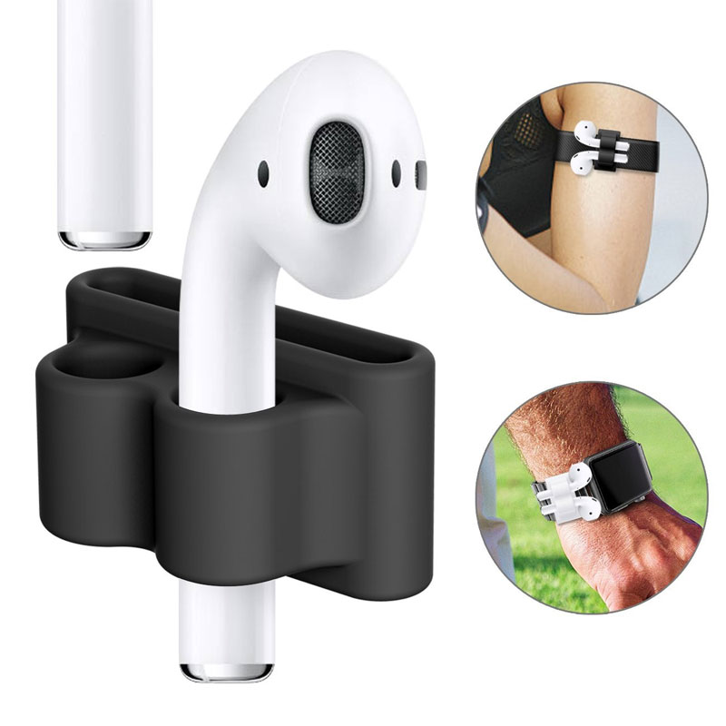 Silicone Holder Clip for AirPo - Earphone Sport Hook recension och pris