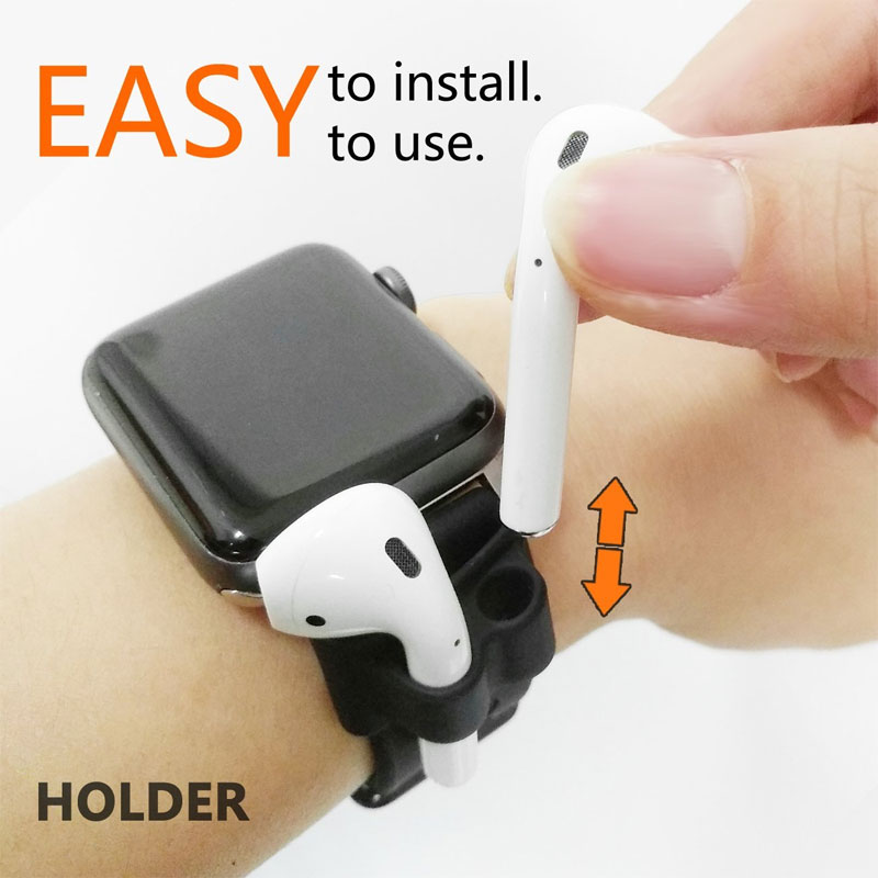 Silicone Holder Clip for AirPo - Earphone Sport Hook recension och pris