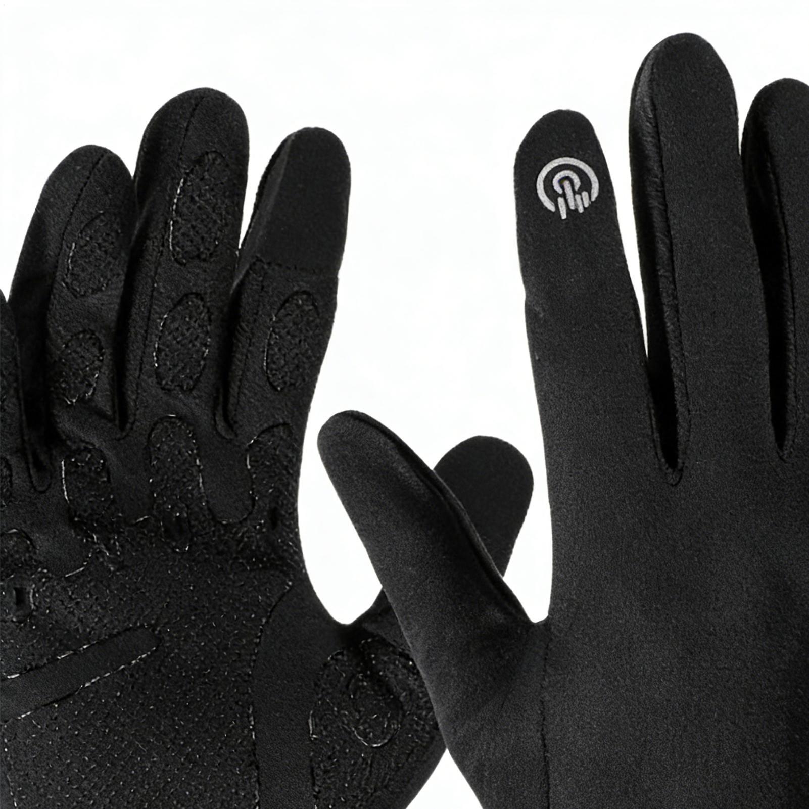 Warm Cycling Gloves Full Finge - Running Gear In The Cold recension och pris