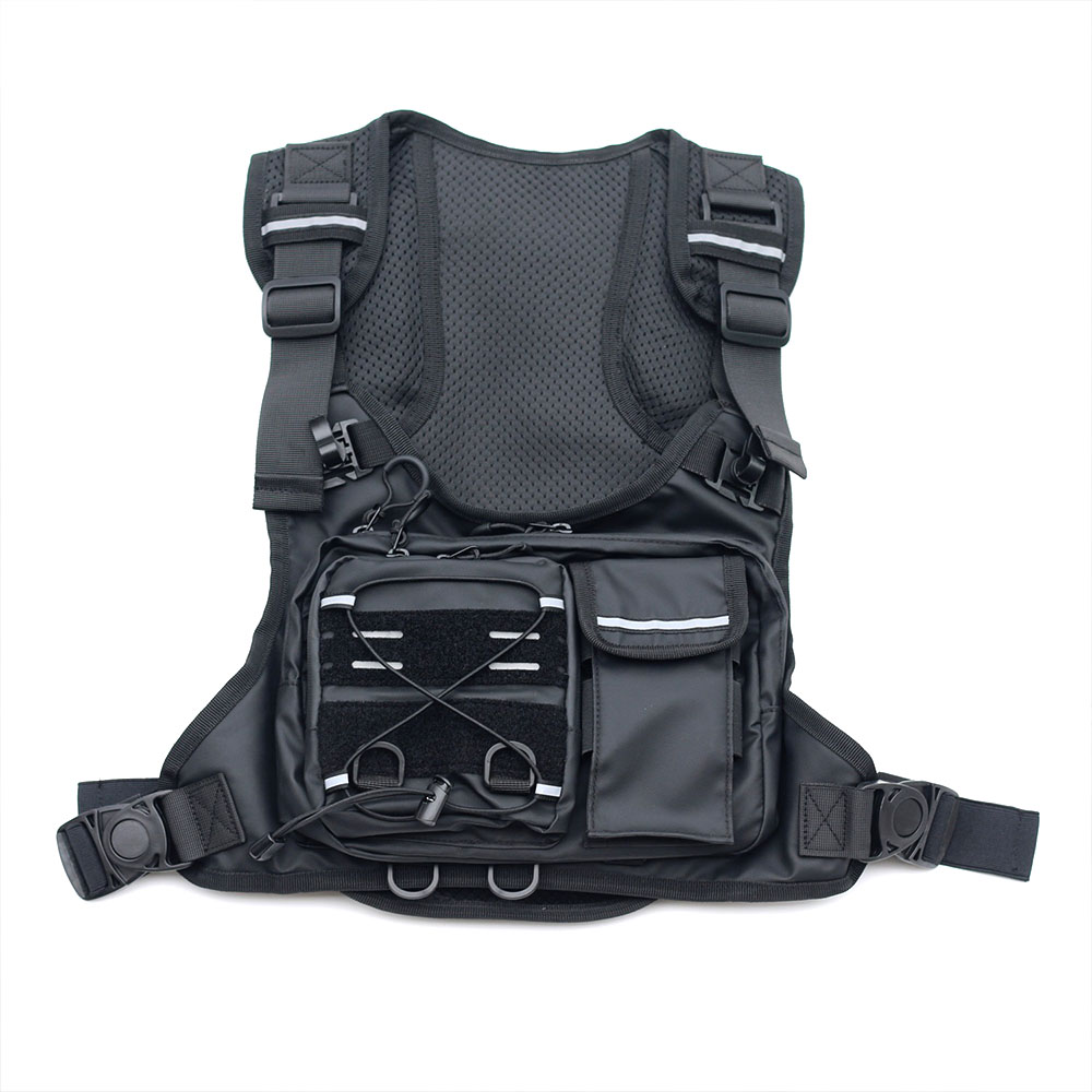 Tactical Vest Chest Bag with 2 - Reflective Running Gear Vest recension och pris